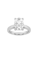 Load image into Gallery viewer, 2CTW Elongated Cushion Shaped Lab Grown Diamond (G/VS) Classic Shank Solitaire Engagement Ring in 14K Gold
