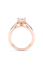 Load image into Gallery viewer, 2CTW Pear Shaped Lab Grown Diamond (F/VS) Classic Shank Solitaire Engagement Ring in 14K Gold
