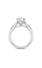 Load image into Gallery viewer, 1CTW Round Shaped Lab Grown Diamond (F/VS) Classic Shank Solitaire Engagement Ring in 14K Gold

