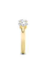 Load image into Gallery viewer, 2CTW Oval Shaped Lab Grown Diamond (F/VS) Five Stone Band Ring in 14K Gold
