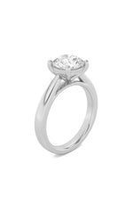 Load image into Gallery viewer, 1CTW Round Shaped Lab Grown Diamond (F/VS) Insert Jacket Ring in 14K Gold
