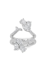 Load image into Gallery viewer, 2CTW Marquise Shaped Lab Grown Diamond (F/VS) Insert Jacket Ring in 14K Gold
