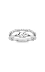 Load image into Gallery viewer, 0.5CTW Marquise Shaped Lab Grown Diamond (G/VS) Fashion Ring in 10K Gold
