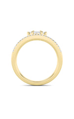 Load image into Gallery viewer, 0.5CTW Marquise Shaped Lab Grown Diamond (G/VS) Fashion Ring in 10K Gold
