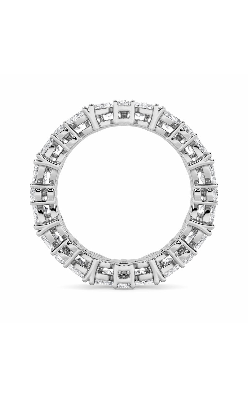 3CTW Marquise Shaped Lab Grown Diamond (G/VS) Eternity Band Ring in 14K Gold