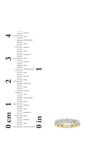 Load image into Gallery viewer, 4CTW Oval Shaped Lab Grown Diamond Split Prong Eternity Ring in 14K Gold (F/VS)
