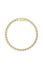 Load image into Gallery viewer, 7CTW Oval Shaped Lab Grown Diamond (F/VS) Tennis Bracelet in 14K Gold
