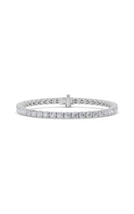 Load image into Gallery viewer, 10CTW Round Shaped Lab Grown Diamond (F/VS) Tennis Bracelet in 14K Gold
