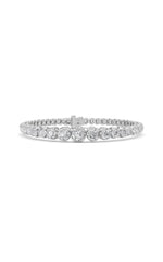Load image into Gallery viewer, 5CTW Round Shaped Lab Grown Diamond (F/VS) Graduating Tennis Bracelet in 14K Gold
