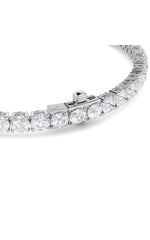 Load image into Gallery viewer, 9.5CTW Round Shaped Lab Grown Diamond (F/VS) Bracelet in 14K Gold

