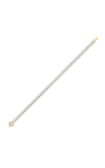 Load image into Gallery viewer, 9.5CTW Round Shaped Lab Grown Diamond (F/VS) Bracelet in 14K Gold
