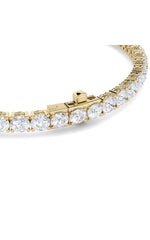 Load image into Gallery viewer, 9.5CTW Round Shaped Lab Grown Diamond (F/VS) Bracelet in 14K Gold
