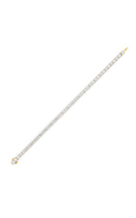 Load image into Gallery viewer, 6.75CTW Oval Shaped Lab Grown Diamond (F/VS) Bracelet in 14K Gold
