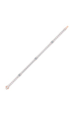 Load image into Gallery viewer, 10CTW Emerald Shaped Lab Grown Diamond (F/VS) East West Station Bracelet in 14K Gold
