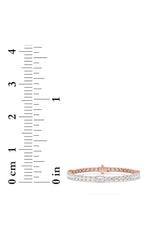 Load image into Gallery viewer, 10CTW Emerald Shaped Lab Grown Diamond (F/VS) East West Station Bracelet in 14K Gold
