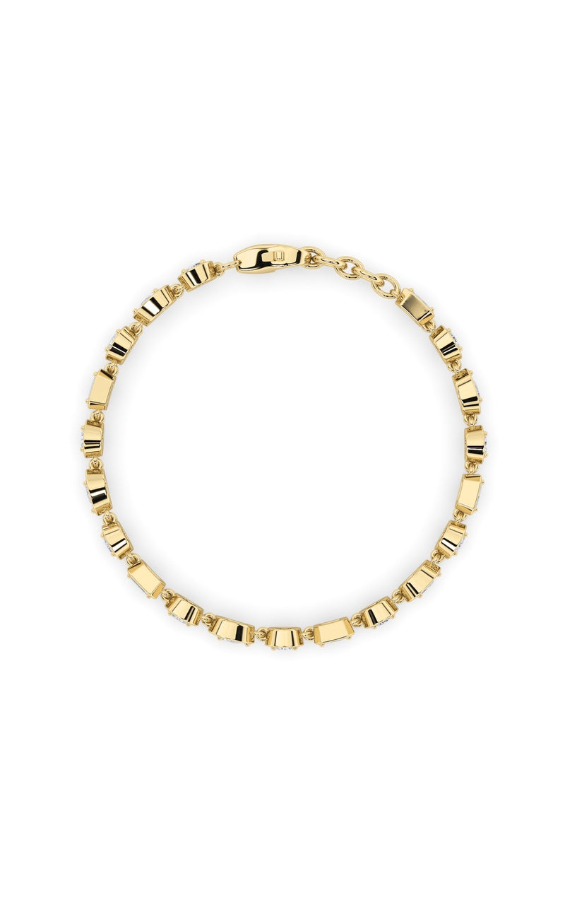 4CTW Mix Shaped Lab Grown Diamond (G/VS) Bracelet in 14K Gold