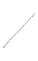 Load image into Gallery viewer, 10CTW Round Shaped Lab Grown Diamond (F/VS) Bracelet in 14K Gold
