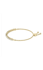 Load image into Gallery viewer, 2CTW Round Shaped Lab Grown Diamond (F/VS) Bolo Bracelet in 14K Gold
