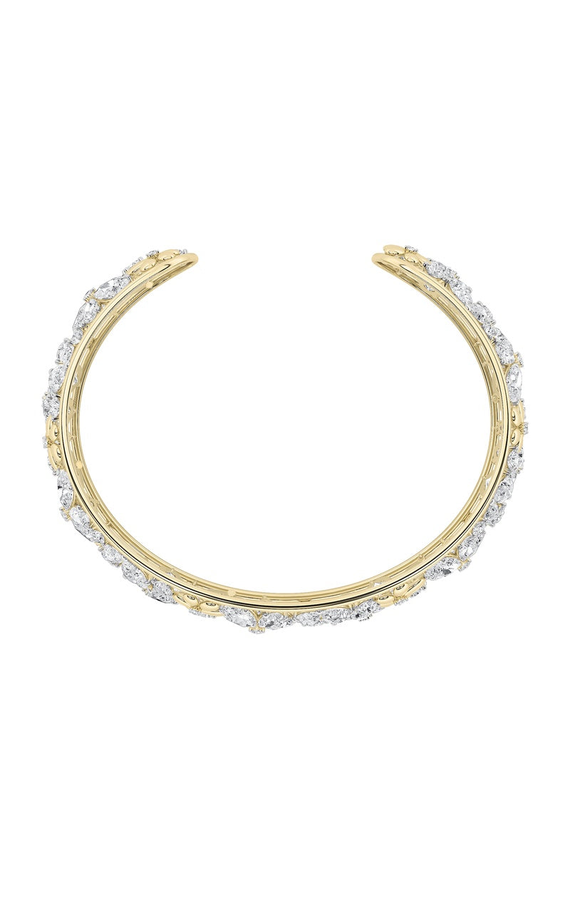 Vs) fancy flower bracelet in 14k gold