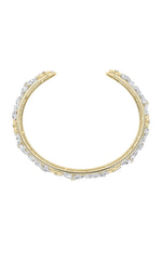 Load image into Gallery viewer, 23.5CTW Mix Shaped Lab Grown Diamond (F/VS) Fancy Flower Bracelet in 14K Gold
