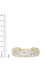 Load image into Gallery viewer, 23.5CTW Mix Shaped Lab Grown Diamond (F/VS) Fancy Flower Bracelet in 14K Gold
