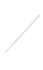 Load image into Gallery viewer, 10CTW Round Shaped Lab Grown Diamond (F/VS) East West Bezel Set Bracelet in 14K Gold
