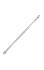 Load image into Gallery viewer, 18CTW Heart Lab Grown Diamond (F/VS ) Bracelet Bracelet in 14K Gold
