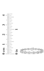 Load image into Gallery viewer, 8CTW Oval And Round Lab Grown Diamond (F/VS ) Bezel Set Bracelet in 14K Gold
