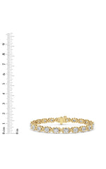 Load image into Gallery viewer, 7CTW Round Lab Grown Diamond (F/VS ) Bracelet in 14K Gold
