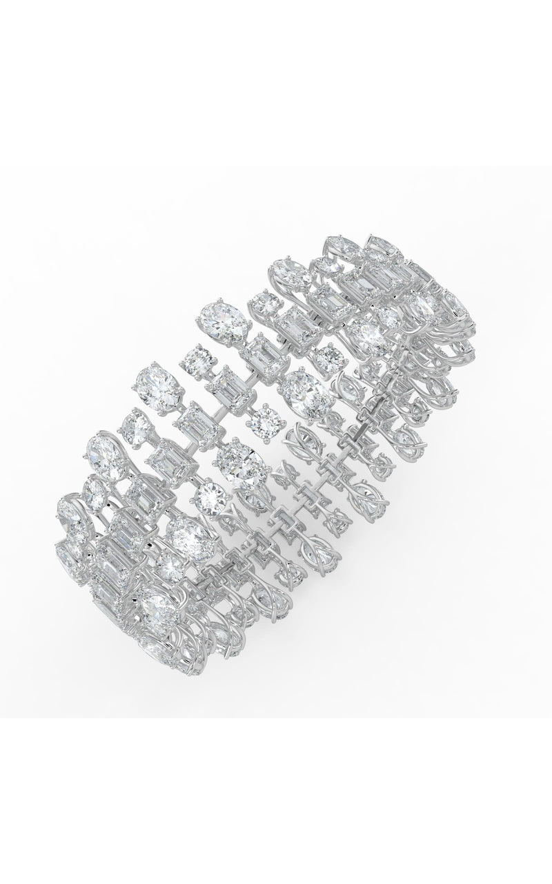 Vs) bracelet in 14k gold