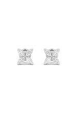 Load image into Gallery viewer, 2CTW Marquise Shaped Lab Grown Diamond (F/VS) Flower Earrings in 14K Gold
