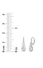 Load image into Gallery viewer, 4CTW Oval Shaped Lab Grown Diamond (F/VS) Dangle Earrings in 14K Gold
