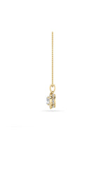 Load image into Gallery viewer, 0.75CTW Round Shaped Lab Grown Diamond (F/VS) Halo Pendant in 14K Gold
