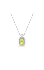 Load image into Gallery viewer, 2.5CTW Radiant Shaped Lab Grown Diamond (F/VS)  Necklace in 14K Gold
