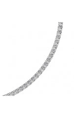 Load image into Gallery viewer, 41CTW Round Shaped Lab Grown Diamond (F/VS)  Necklace in 14K Gold
