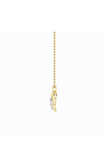 Load image into Gallery viewer, 2CTW Pear Shaped Lab Grown Diamond (F/VS) Heart Shaped Pendant in 14K Gold

