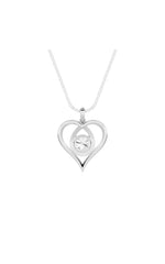 Load image into Gallery viewer, 1.5CTW Round Shaped Lab Grown Diamond (F/VS) Heart Shaped Pendant in 14K Gold

