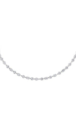 Load image into Gallery viewer, 10CTW Pear Shaped Lab Grown Diamond (F/VS) Necklace in 14K Gold
