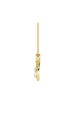 Load image into Gallery viewer, 1CTW Oval Shaped Lab Grown Diamond (G/VS) Fancy Solitaire Pendant in 14K Gold

