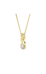 Load image into Gallery viewer, 1CTW Round Shaped Lab Grown Diamond (F/VS) Solitaire Pendant in 14K Gold
