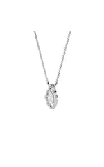 Load image into Gallery viewer, 1CTW Pear Shaped Lab Grown Diamond (F/VS) Organic Design Solitaire Pendant in 14K Gold
