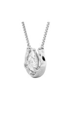 Load image into Gallery viewer, 1CTW Pear Shaped Lab Grown Diamond (F/VS)  Necklace in 14K Gold
