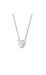 Load image into Gallery viewer, 1CTW Heart Shaped Lab Grown Diamond (F/VS) Heart Shaped Necklace in 14K Gold

