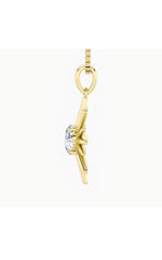 Load image into Gallery viewer, 1.5CTW Round Shaped Lab Grown Diamond (F/VS) Astralis Pendant in 14K Gold
