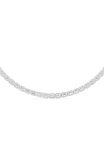 Load image into Gallery viewer, 30CTW Emerald Shaped Lab Grown Diamond (F/VS ) Bezel Set Necklace in 14K Gold
