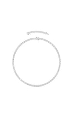 Load image into Gallery viewer, 30CTW Emerald Shaped Lab Grown Diamond (F/VS ) Bezel Set Necklace in 14K Gold
