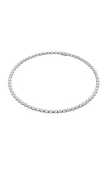 Load image into Gallery viewer, 22.25CTW Oval Shaped Lab Grown Diamond (F/VS) East West Bezel Set Necklace in 14K Gold

