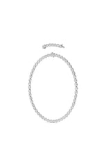 Load image into Gallery viewer, 30CTW Oval Lab Grown Diamond (F/VS ) Bezel Set Necklace in 14K Gold

