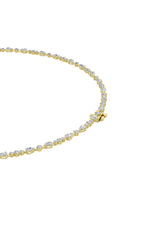 Load image into Gallery viewer, 12CTW Pear Shaped Lab Grown Diamond (F/VS) Fashion Necklace in 14K Gold
