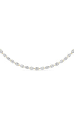 Load image into Gallery viewer, 25CTW Mix Shaped Lab Grown Diamond (F/VS ) Tennis Necklace in 14K Gold
